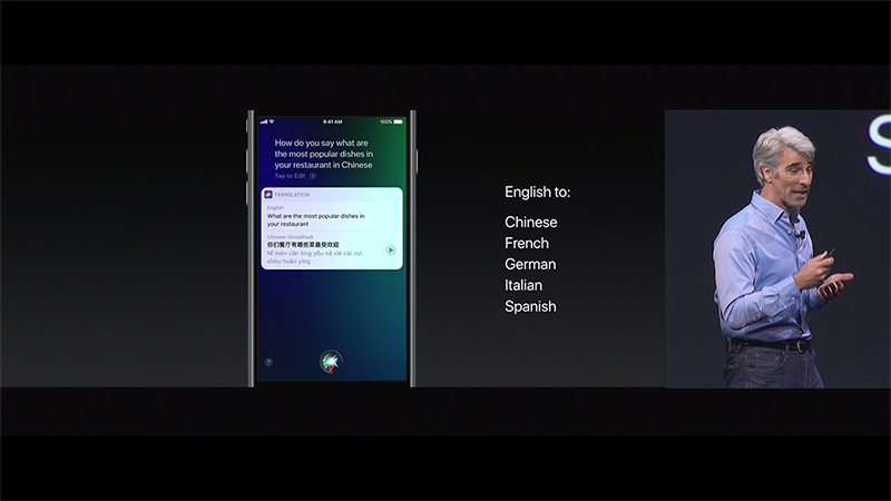 Siri Trên IOS 11 Hỗ Trợ Nhiều Ngôn Ngữ Hơn
