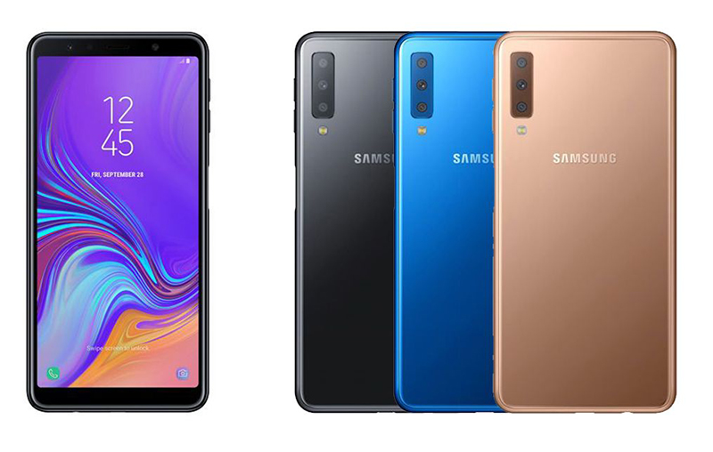 Mua điện thoại Samsung Galaxy A7 2018 64GB chính hãng