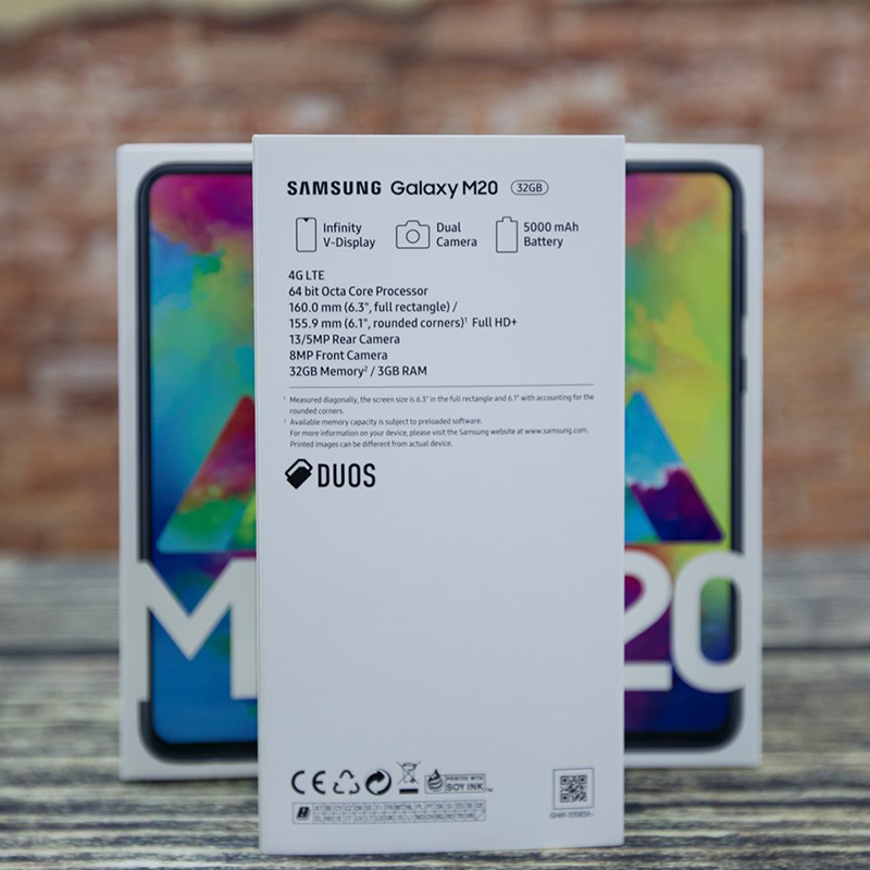 Pin của Samsung Galaxy M20 fullbox, mới 100% tại Hải Phòng – điểm sáng nhất của thiết bị