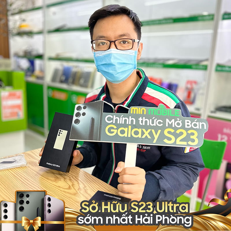 Khách hàng đầu tiên sở hữu Samsung Galaxy S23 Ultra