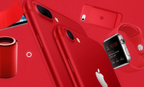 Các sản phẩm thuộc chiến dịch PRODUCT(RED) của Apple