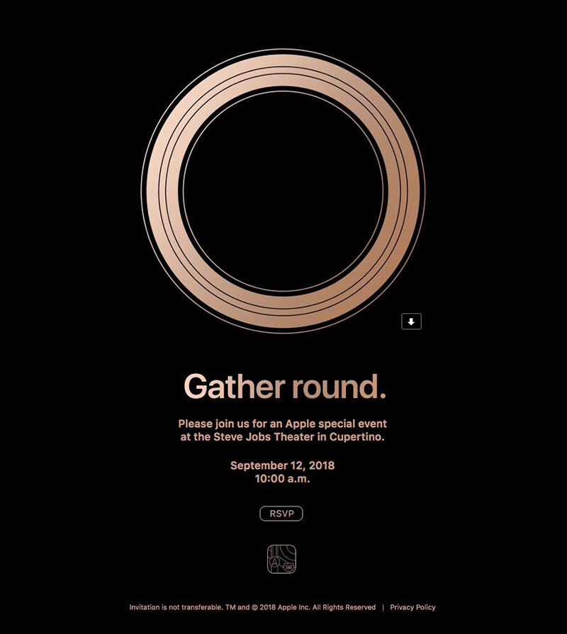 Thư mời của Apple gửi giới công nghệ