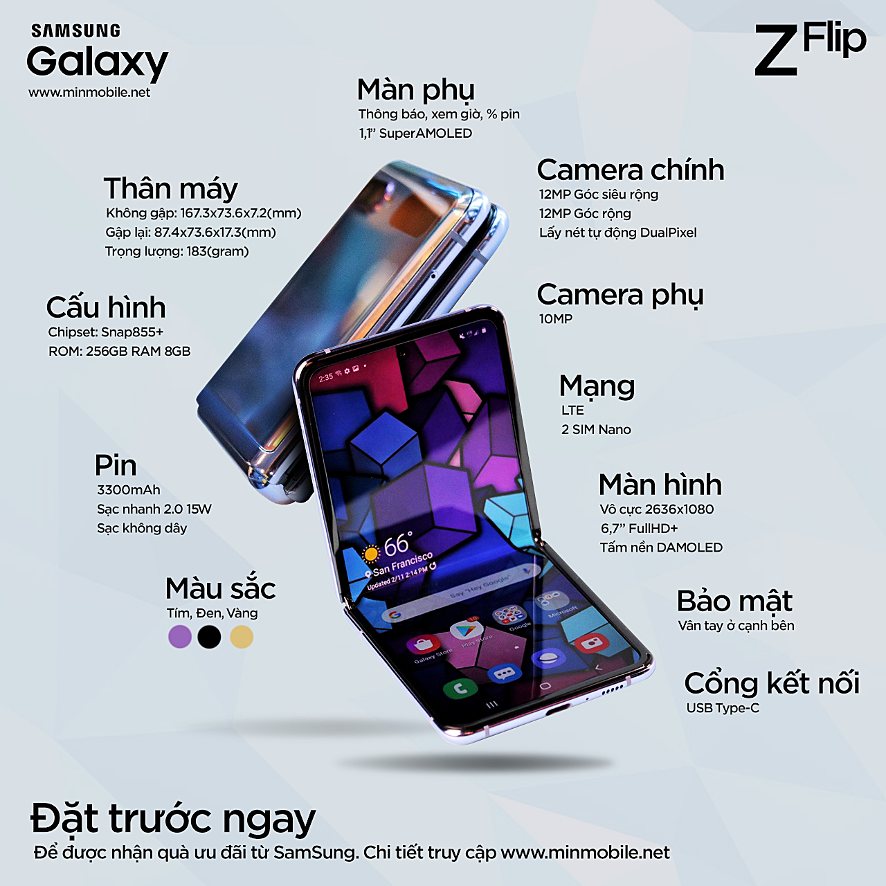 Điểm qua những tính năng của Galaxy Z Flip
