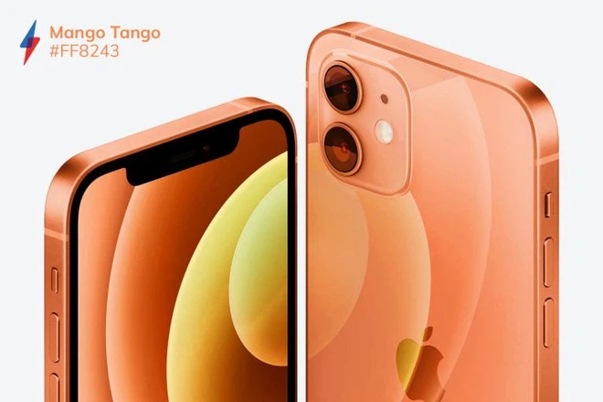 iPhone 12 màu cam sẽ thế này