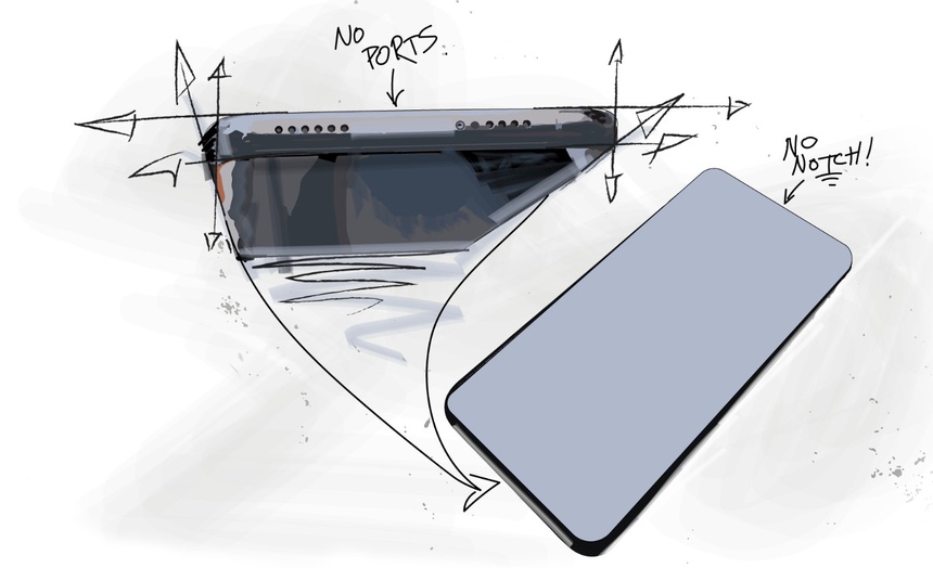 Thiết kế không cổng sạc của iPhone 2021