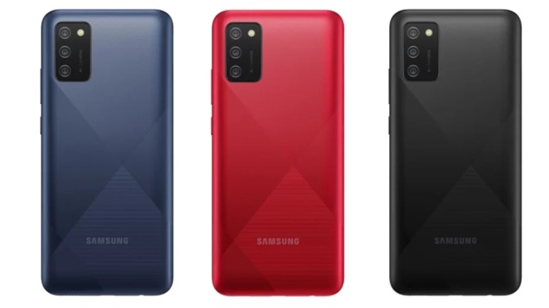 3 tùy chọn màu sắc của Galaxy M02s giá rẻ 