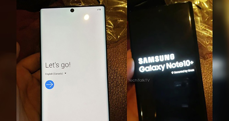 Lộ diện những hình ảnh đầu tiên của Samsung Galaxy Note 10 