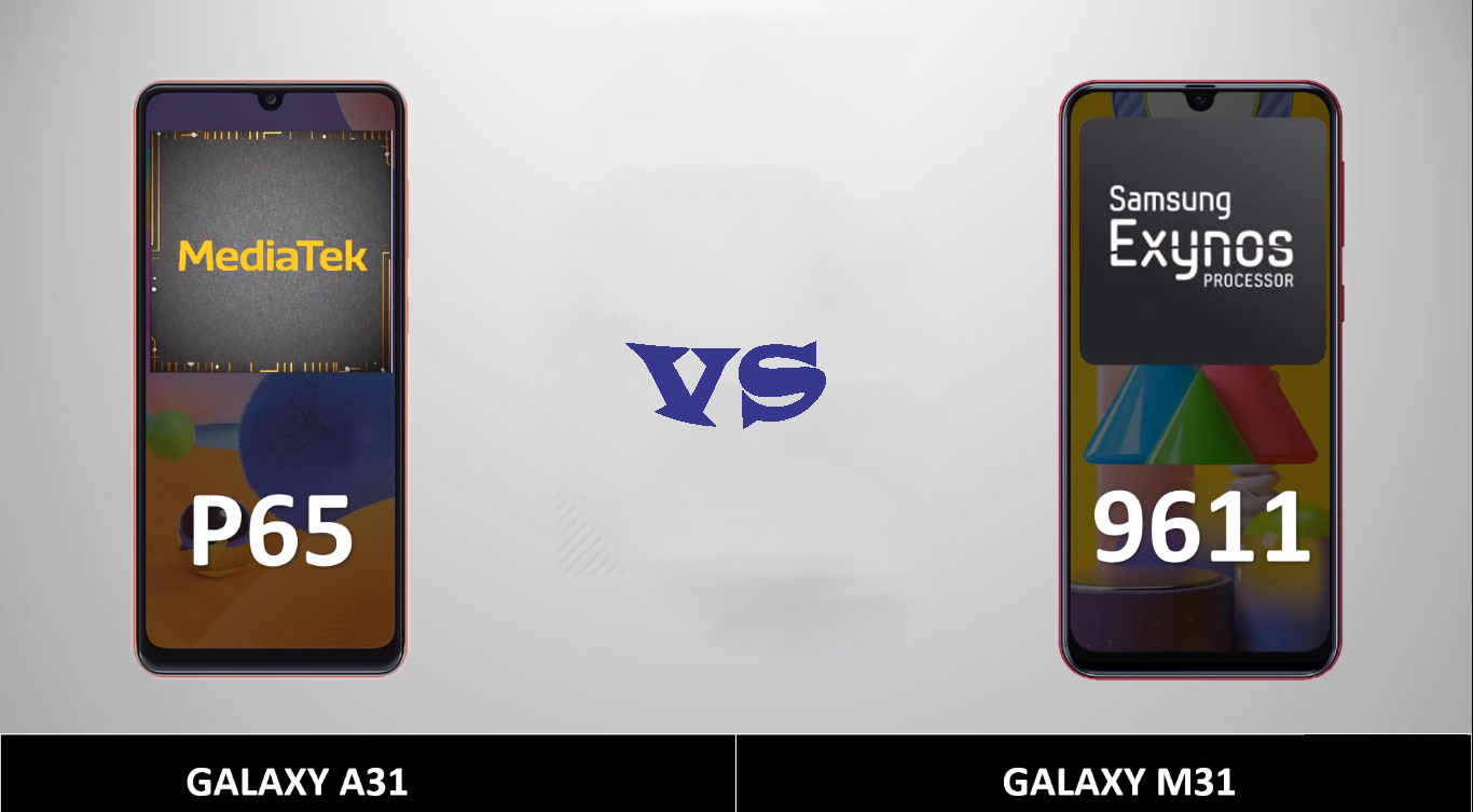 Bộ vi xử lý của Galaxy M31 nhỉnh hơn so với Galaxy A31 