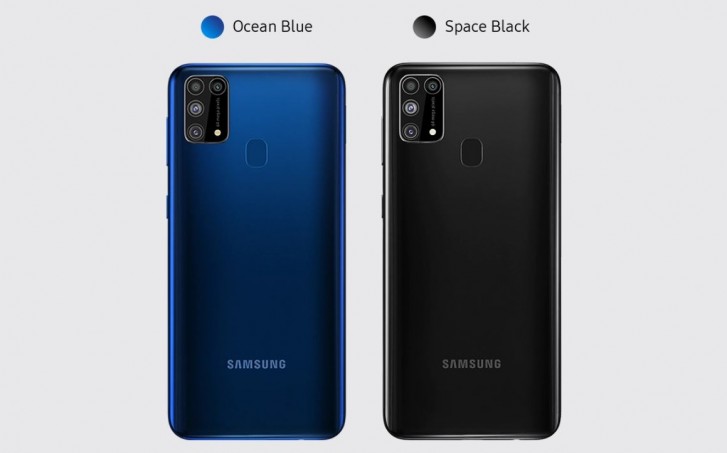 Hai tùy chọn màu của Samsung Galaxy M31 giá rẻ