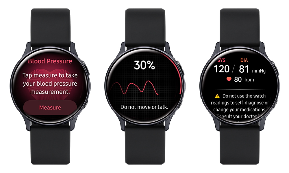 Tính năng đo huyết áp trên Galaxy Watch Active 2