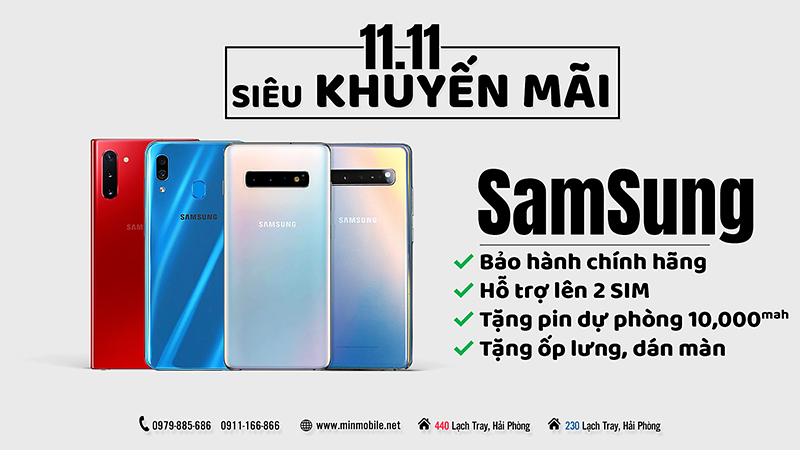 Sập giá toàn bộ điện thoại Samsung tại hệ thống