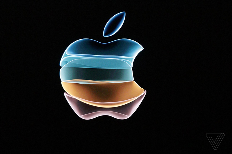 Logo Táo khuyết 7 màu tại sự kiện ra mắt iPhone 11