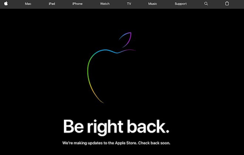 trang bán iPhone trực tuyến của Apple vẫn đang ở trong trạng thái bảo trì