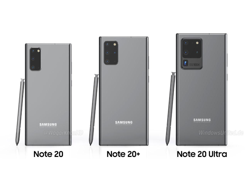 Bộ ba sản phẩm Galaxy Note 20 series