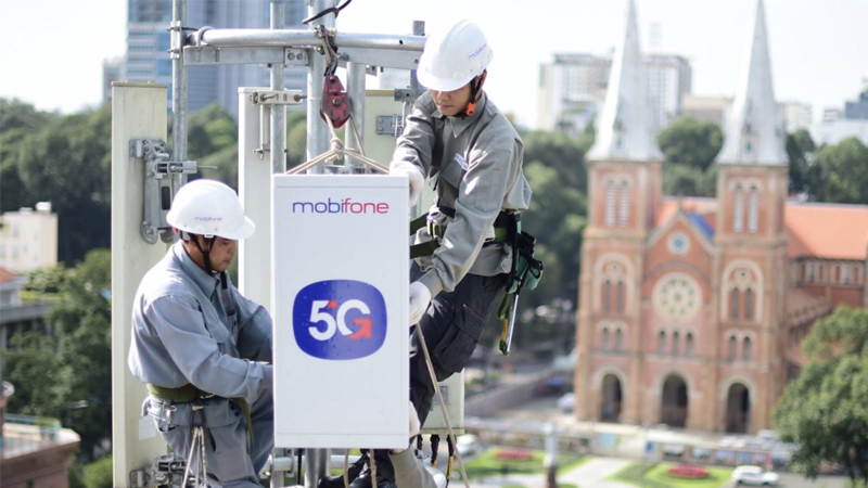 Mạng 5G của Mobifone đang được triển khai tại Hồ Chí Minh
