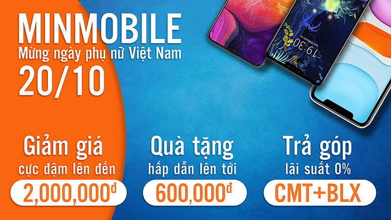 MinMobile tưng bừng khuyến mãi - Mừng ngày phụ nữ Việt Nam