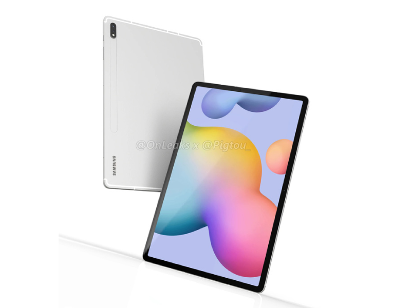 Hình ảnh render của Galaxy Tab S7