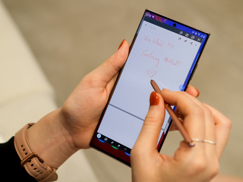 Bút S-Pen trên Galaxy Note 20 có độ trễ chỉ 9ms