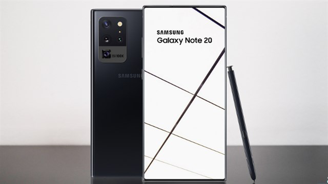 Hình ảnh render của Galaxy Note 20