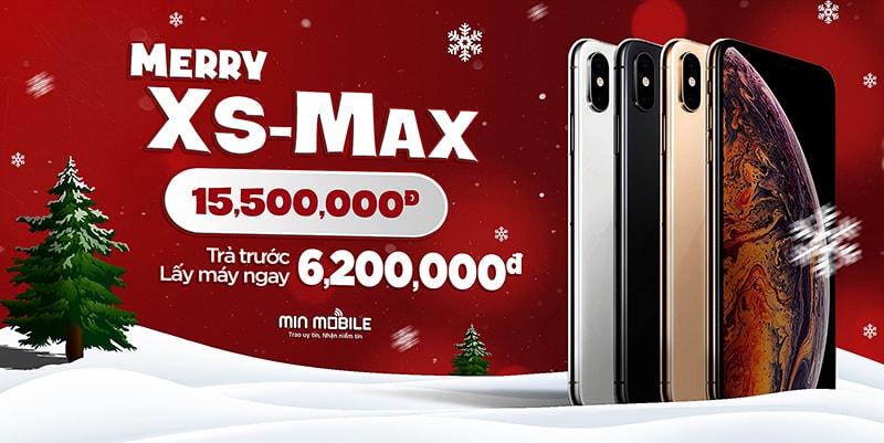 Mua iPhone Xs Max trả góp lãi suất thấp nhất thị trường