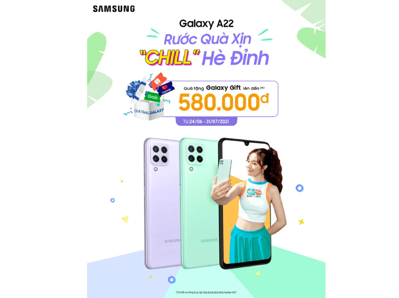 Samsung A22 4G giá bao nhiêu?