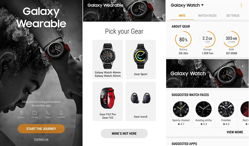 Ứng dụng kết nối Galaxy với Galaxy Buds "Galaxy wearable"