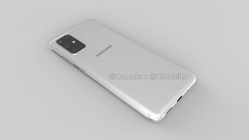 Lộ ảnh render Galaxy S11: Cụm camera chữ nhật lạ mắt