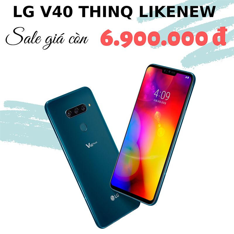 Giảm giá shock LG V40 ThinQ xách tay Hàn Quốc 1 triệu đồng