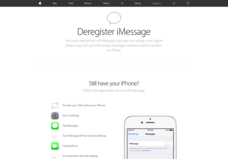 Tắt iMessage (Deregister iMessage) trên iPhone của bạn
