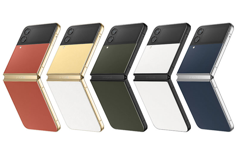 Galaxy Z Flip 4 Bespoke có nhiều sự lựa chọn màu sắc