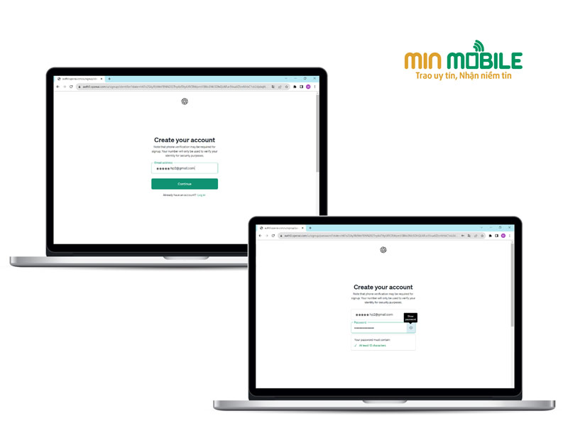 Đăng ký tài khoản Chat GPT qua website
