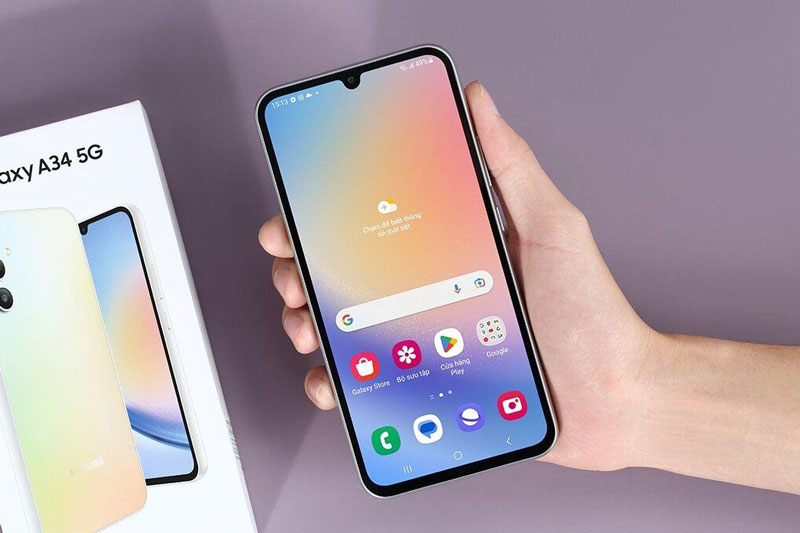 Thông số hiệu năng khủng của Galaxy A34