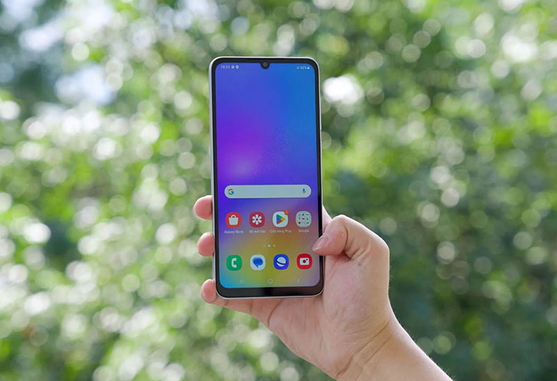 Màn hình sắc nét của Galaxy A05 series 