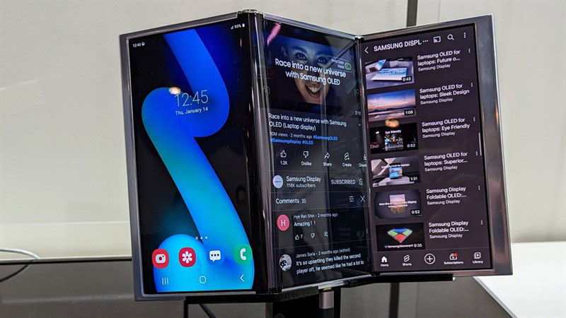 Samsung đang phát triển tablet màn hình gập