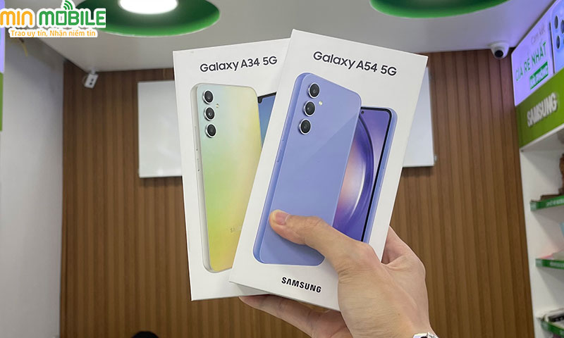 Thiết kế tinh tế hiện đại trên cả galaxy A34 và galaxy a54