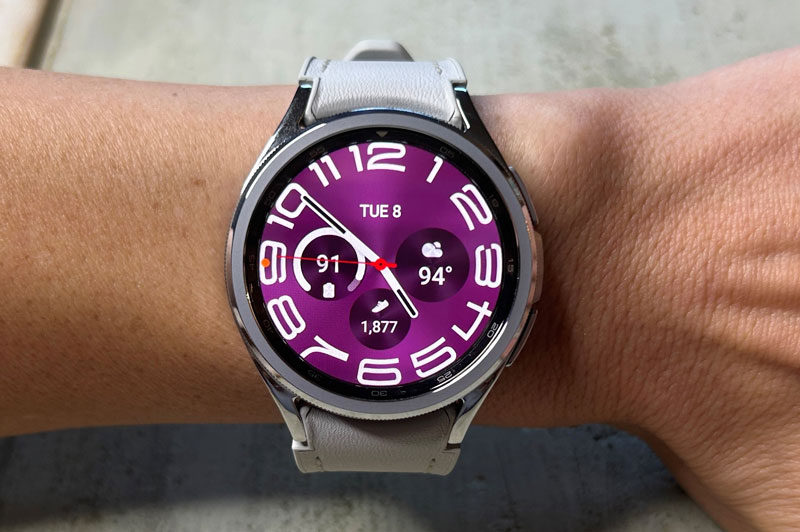 Màn hình hiển thị sắc nét của Galaxy Watch6 Classic 43mm GPS