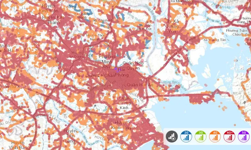 Cách tra cứu khu vực được hỗ trợ 5G